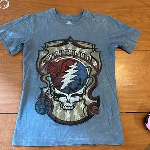 2013 blue tye dye Grateful Dead Tshirt size small 100% cotton